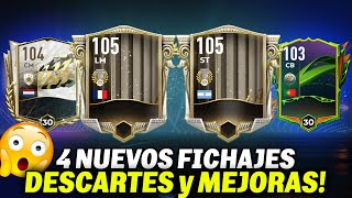 NUEVOS FICHAJES Y 3 REVULSIVOS CHETADOS QUE LLEGAN AL TEAM DESCARTES y MEJORAS  FIFA 22 MOBILE [upl. by Eberta]