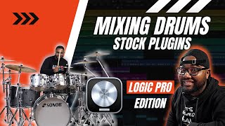 How To Mix Live Drums In Logic Pro X [upl. by Morris]