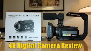 4k Camera  Camcorder Review [upl. by Thornie]