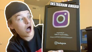 I GOT AN INSTAGRAM 100K PLAQUE [upl. by Colet242]