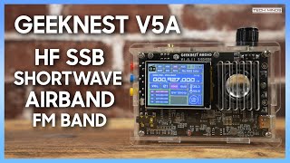 GeekNest V5A HFSSBSHORTWAVEAIRBAND amp FM Broadcast Radio Receiver [upl. by Enyala]