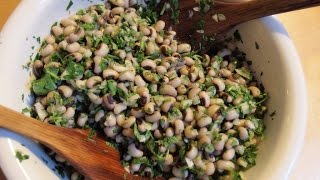 Black eyed beans salad  Greek and Vegan [upl. by Yztim]