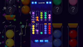 Ball Sort Level 343 Walkthrough Solution AndroidiOS [upl. by Gee]