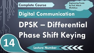 Differential Phase Shift Keying DPSK Definition Waveform DPSK transmitter amp DPSK receiver [upl. by Kala]