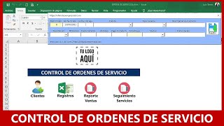 CONTROL DE ORDENES DE SERVICIOSeguimiento de Tareas en Excel GRATIS ORDEN DE TRABAJO EN EXCEL [upl. by Russel]