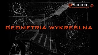 GEOMETRIA WYKREŚLNA  RZUTY MONGEA  PRZENIKANIE WIELOŚCIANÓW [upl. by Kelula]