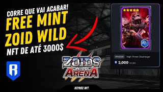 NFT DE GRAÇA DE ATÉ 3000  ZOID WILD ARENA  NOVO JOGO DA RONIN PLAY TO EARN GRATIS [upl. by Eibocaj411]