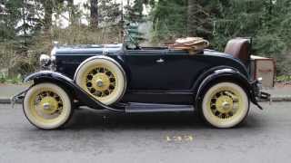 1930 Ford Model A Roadster  Walkaround Tour [upl. by Esya]