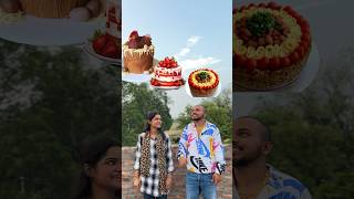 Strawberry Cake Shake🤤shorts ytshorts youtubeshorts [upl. by Humpage]