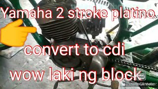 Yamaha rs 125 2 stroke re upload video convert to cdi [upl. by Leirvag]