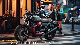 quot2025 Moto Guzzi V7 Classic Charm Meets Modern Performance [upl. by Eibur848]