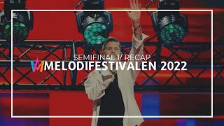 🇸🇪 Melodifestivalen 2022  SemiFinal 1  Recap [upl. by Ecnarwal]