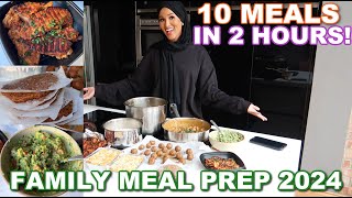 BULK MEAL PREP IN 2 HOURS  RECIPES 2024 macampcheese lamb curry amp MORE [upl. by Darton]