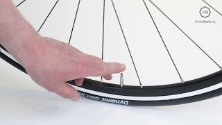 Inflate A Bike Tyre With A Presta Valve Or Sports Valve [upl. by Akinek]