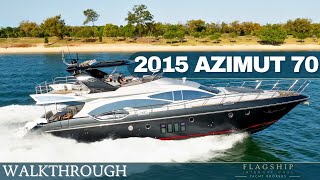 Azimut 70 Flybridge Luxury Yacht Walkthrough – Italian Masterpiece For Sale in Australia [upl. by Acireed]