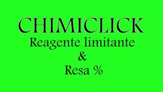 Reagente limitante [upl. by Judson]