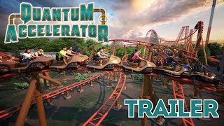 Quantum Accelerator Announcement Trailer  Six Flags New Englands New For 2025 Straddle Coaster [upl. by Sharleen]