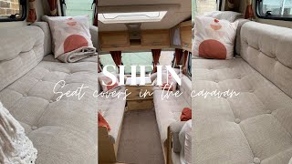 SHEIN seat covers for caravan sofas and dinette [upl. by Rochell]