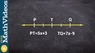 Using congruent segments find the value of a segment [upl. by Olive]