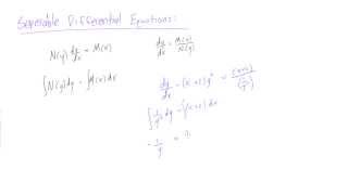 How to solve separable differential equations [upl. by Ellga]