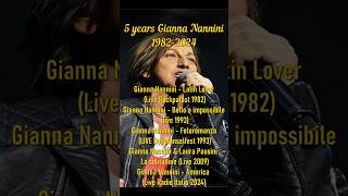 5 years Gianna Nannini19822024 giannanannini pop rock rockmusic popmusic music [upl. by Assisi175]