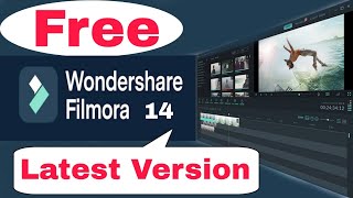 No watermark Wondershare Filmora 14 latest version How to Use freely No Crack file User id key [upl. by Avot]