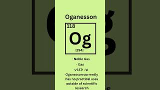 Oganesson  Elements series part118 🧪 science stem learning [upl. by Ahseenat418]