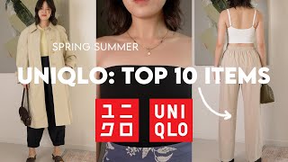 Top 10 UNIQLO Spring Summer Essentials 2024 [upl. by Muhcan]