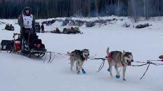 Tailgating on the river Iditarod 2024 [upl. by Ttoile]