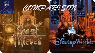 Sea of Thieves A Pirates Life Comparison to Disney World Pirates of the Caribbean Ride [upl. by Henson]