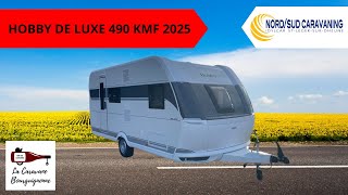 CARAVANE LITS SUPERPOSES 6 PLACES HOBBY DE LUXE 490 KMF NORD SUD CARAVANING [upl. by Esir]