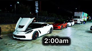 VETTES TAKEOVER ATL STREETS AT 200am [upl. by Sonja777]