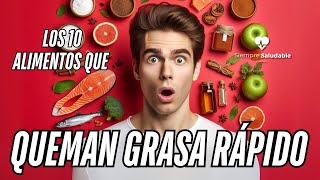 10 Alimentos que Aceleran tu Metabolismo Rápido 🔥 ¡Baja de Peso sin Esfuerzo [upl. by Seyah]