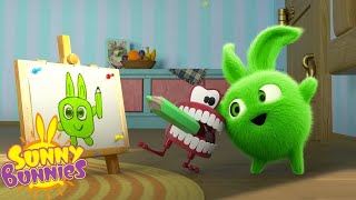 SUNNY BUNNIES  HOPPERS ART FRIEND  SEASON 7 HITS  Cartoons for Kids [upl. by Nioe]