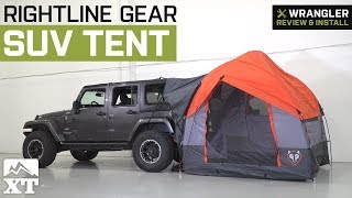 Jeep Wrangler Rightline Gear SUV Tent 19872018 YJ TJ JK amp JL Review amp Install [upl. by Yrem]