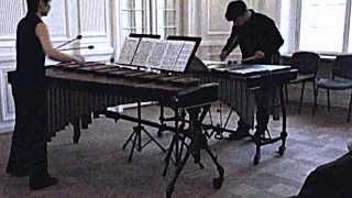 Satoko Aoki Marimba and Marius Sinkunas Vibraphone [upl. by Caassi]