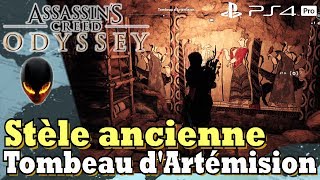 ASSASSINS CREED ODYSSEY Stèle Ancienne  Tombeau dArtémision  Localisation [upl. by Shreeves]