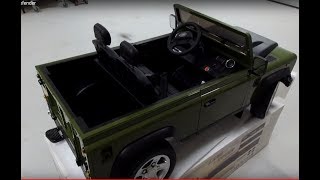 Land Rover Defender Ride on Toy by Britpart  Build Manual [upl. by Jehius]