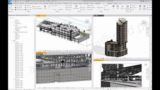 REVIT 2024 COORDENAS COMPARTIDAS  USO PLANTILLA STANDAR GRID [upl. by Jock]