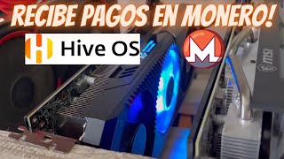 Mina Ethereum o Ravencoin y Recibe pagos en Monero  MoneroOcean HiveOS tutorial [upl. by Aitnuahs]