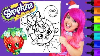 Coloring Shopkins Lolli Poppins Coloring Page Prismacolor Colored Paint Markers  KiMMi THE CLOWN [upl. by Samid]