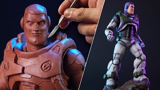 Sculpting BUZZ LIGHTYEAR  Lightyear  Movie 2022 [upl. by Alyag]