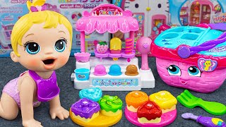 95 Minutes Satisfying with Kitchen Playset Unboxing Pinkfong Ice Cream ASMR 🌞 Lana Review Toys [upl. by Heidy]