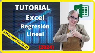 👉 Excel  ¿Cómo hacer REGRESIÓN LINEAL  2024 [upl. by Quintina]