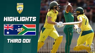 Australia v South Africa 202324  Third ODI [upl. by Chassin]