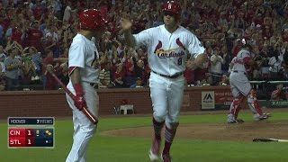 Piscotty hammers a goahead double to center [upl. by Felicia]