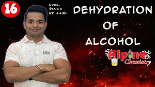 Dehydration of alcohol chemistryclassxii cbse2024 [upl. by Martens]