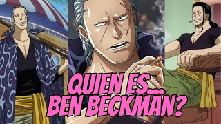 ONE PIECE Biografia completa Ben Beckman [upl. by Wauters405]