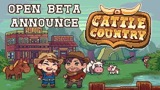 Cattle Country  Open Beta Announcement [upl. by Mello]