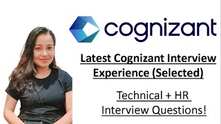 Latest Cognizant Interview Experience  Technical  HR Interview Questions  Shruti Selected 🔥🔥 [upl. by Noxas]